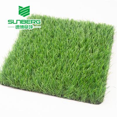 China Landscaping Roll 35mm Synthetic Artificial Leisure Mat Grass Sunberg Grass For Garden for sale