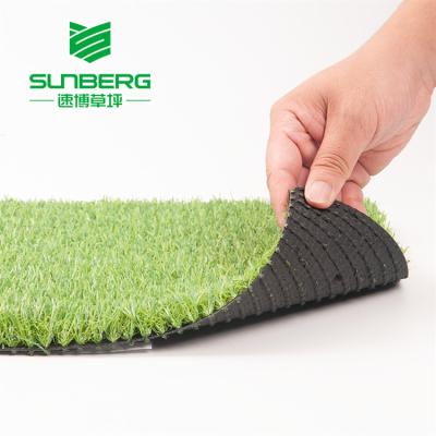 China Landscaping Sunberg Synthetic Grass 30mm Lawn Carpet Green Synthetic Fake Grass Realistic Artificial Grass For Indoor Outdoor for sale