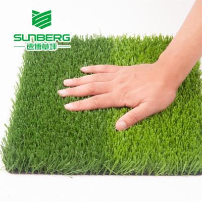 China Sunberg Landscaping Quality Grass Football Landscape Grass Outdoor Artificial Synthetic Turf Lawn for sale