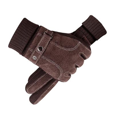 China Keep Warm Bargain Price Thickened Warm Winter Gloves Men Ski Plus Fleece Gloves for sale