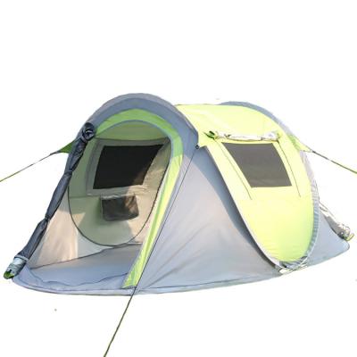 China two bedrooms & A living room wholesale price automatic quick-opening tent double 2 person boat camping tent insect proof for sale