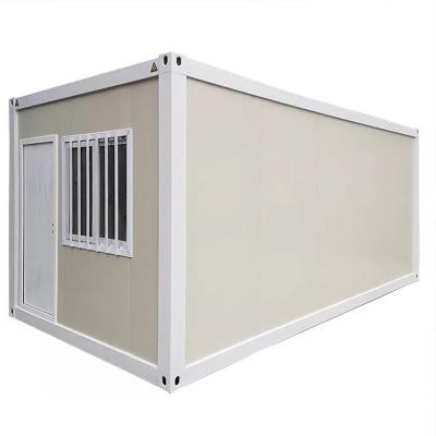 China Modern Cheap Prefab Expandable Houses Flat Pack Quick Concrete Fold Out Portable Office Foldable Storage Container Homes Units for sale