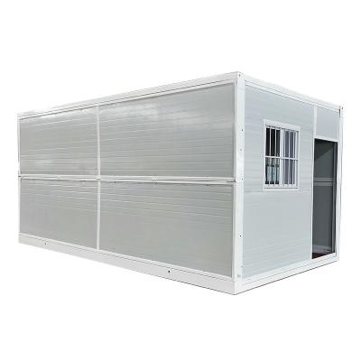 China Manufacturer 20ft Modern Portable Cheap Foldable Prefab Container House Prefab Modern Container Folding Living Folding House for sale