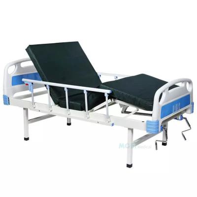 China Metal MGE-M19 Medige China New Arrival Best Price Two Crank Manual Free Standing Hospital Beds for sale