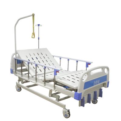 China Metal MGE-M5 Medige High Quality Manual Four Function Bed Patient Nursing Home Hospital Bed For Sale for sale