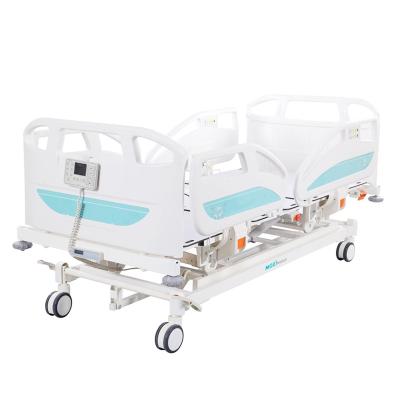 China Hot Sale Metal MGE-ED4 Medige 5 Function Hospital Bed Transport Hospital Bed Luxury Electric Remote Control Hospital Trolley for sale