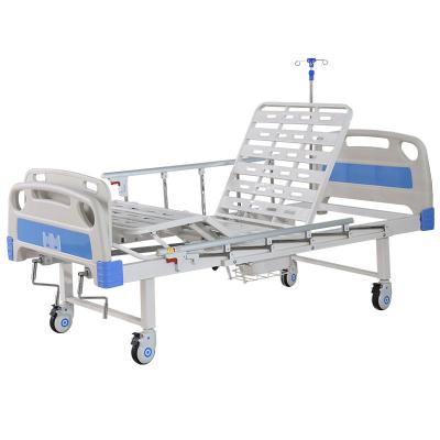 China Pm02 Medige Metal ABS Panel Jiechang Motor Three Functions Electric Medical Hospital Bed Second Hand Purchase Medical Bed For The Elderly for sale