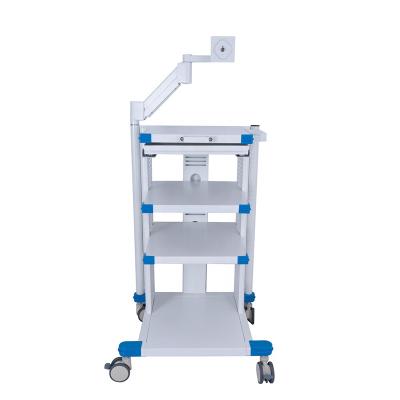 China Modern MGE-MT7 Medige Endoscopy Cart with Swing Arm Mobile Endoscopy Trolley Factory Enteroscope Monitor Cart for sale