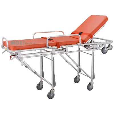 China China Manufacturer EN60601/CE/ISO High Quality Luxurious Trolley Hospital Manual Metal Transport Emergency Stretcher MGE-ST-12 Medige for sale