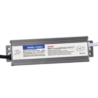 China Factory Direct Sale 80w Waterproof 24v Led Driver Electronic Switching Power Supply 155*44*21 for sale