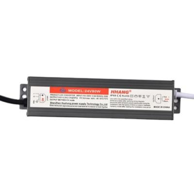 China Hot Sale High Quality 80w 24v Switching Power Supply Led Driver Supply Made In China 185*44*21 for sale