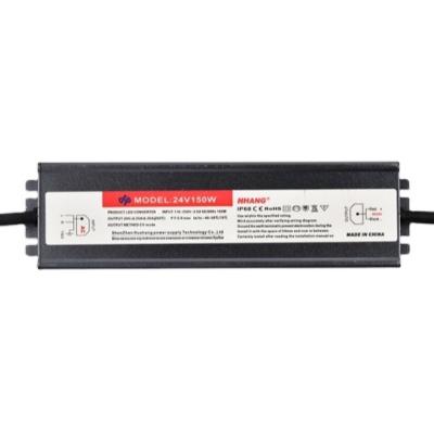 China Factory Direct Sale 150w 24v Changing Power Supply Constant Voltage Led Driver Manufacture 215*65*30 for sale