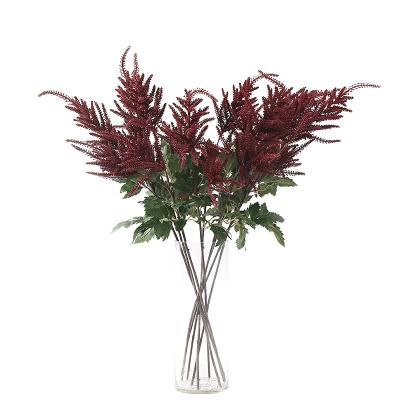 China Chinese Astilbe Astilbe Plastic Plant Faux Flower Arrangement Boho Party Home Decoration Artificial Flowers Chinese Astilbe for sale