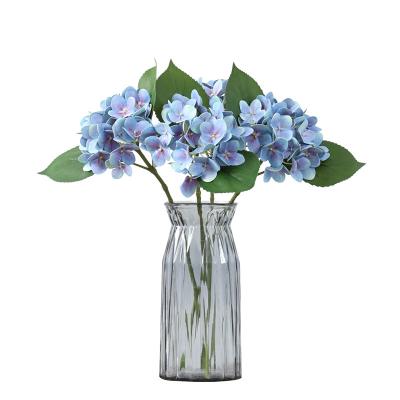 China Artificial Hydrangea Silk Flower Wedding Flower Preserved Home Decor Decoration Supplies Hydrangea for sale