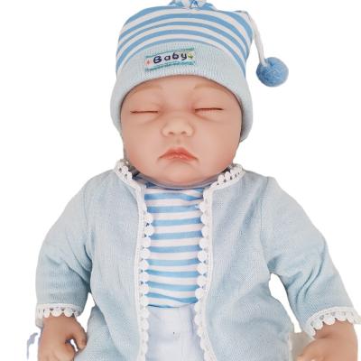 China Toy Sleeping Reborn Dolls Realistic Newborn Baby 55cm Cartoon - Soft Realistic Baby Doll Cotton Toddler Reborn Toy for sale