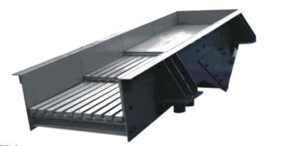 China Alimentador vibrante 500 TPH Tray Feeder Quarry Hopper ZSW de la serie vibratoria de 30KW en venta