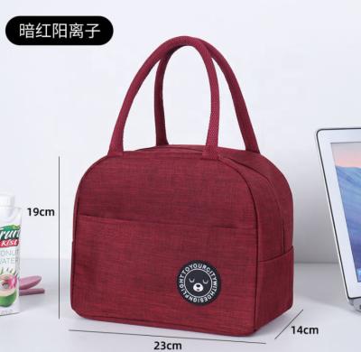 China Wholesale Latest Fasion Cloth Oxford Cooler Bags Thermal Food Handbag Picnic Lunch Bags For Kids for sale