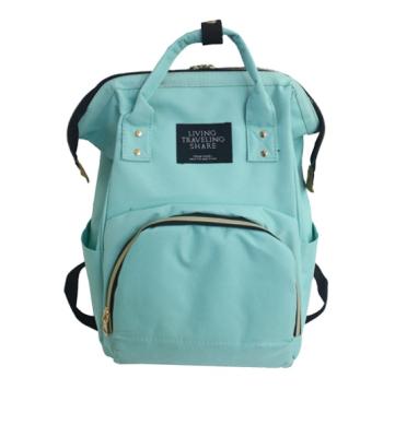 China Newspaper used new backpack mom bag large capacity mother and child bag fashion multifunctional waterproof backpack for sale