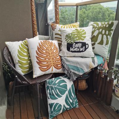 China New Type Rain Forest Tree Sofa Plant Green Cushion Summer Anti-bacteria Hot Price Cover for sale