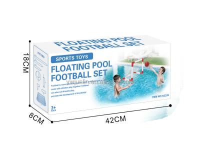 China Portable Water Sports Game Swim Toy Floating Football Set Swimming Pool Floating Toys for sale