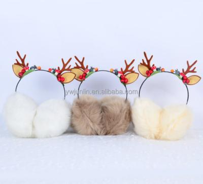 China Cloth Christmas Party Hair Clip Party Hair Loop Hair Band Plastic Flower Band for sale