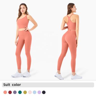 China Breathable Workout Yoga Sets For Women 2 Piece Outfits Plus Size Jogging Suits Girls Gym Wear for sale