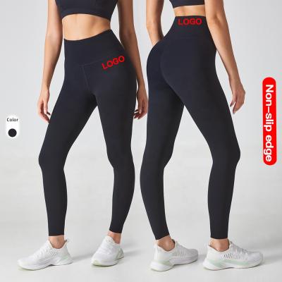 China Breathable High End Custom Gym Tights Gaiters For Women Anti-curling crack! crack! butt yoga pant gaiters for sale