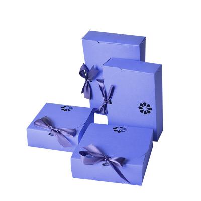 China Cheap high quality disposable candle gift paper packaging box candle box for candle with ribbon bow for sale