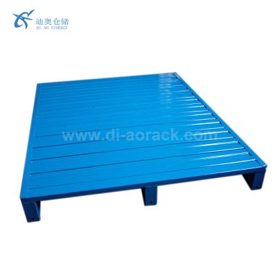 China 2018 Hot Sale Single Faced Heavy Duty Steel Pallet For Cold Storage for sale