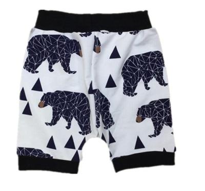 China Anti-pilling Shorts Baby Boy Clothes Summer Plaid Red Cartoon Animal Bear Car Shorts Pants Kids Joggers Baby Bebes 2022 New 48 for sale