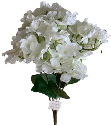 China Silk Hydrangea Artificial Flowers High Quality Cheap Price Real Touch Silk Fabric for sale