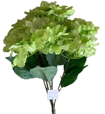 China Silk Fabric Durable Using Bulk Low Price Hydrangeas Flowers Artificial Flowers for sale