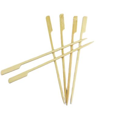 China Bamboo Stick Skewer Bamboo Chinese Rattan BBQ Bag Square Fruit Natural Making Candy Easily Cleaned Teppo for sale