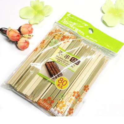 China Easily Cleaned BBQ Grill Skewer Pick Natural Marshmallow Bamboo Stick for sale