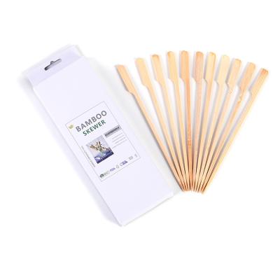 China Teppo Eco Friendly Disposable Wooden Skewer Corn Dog Toothpick Pack Bamboo Stick Easily Cleaned for sale