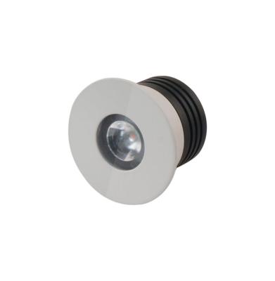 China Mini Shape Aluminum Concise Style Embedded 2W Ra>90 LED Under Cabinet Light for sale