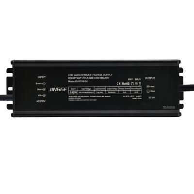 China Universal Waterproof IP67150W DC 24V PF>0.95 Led Power Supply PF150-24 for sale