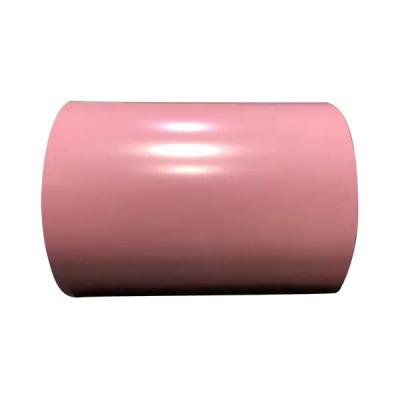 China Color rosa PPGI PPGL bobina de acero prepintada DC03 0,12-2 mm en venta