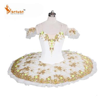 China White Paquita Classic Variation Competition Professional Ballet Dance Adjustable Sizing Costumes With Tutus For Girl Dancers for sale