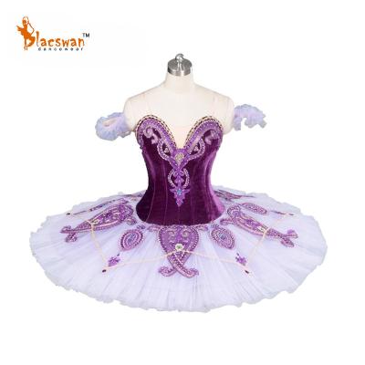 China brackets & Eyes Tying Children's Classical Professional Lilac Ballet Tutu Sleep Beauty Fairy Costume for sale