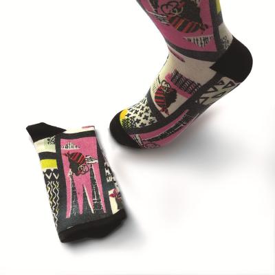 China Sporty SOXADILLY 3D Printed Colorful Design High Quality Happy Socks Unsex Custom Woven Cute Socks for sale