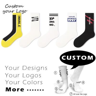 China SOXADILLY 2021 Sporting Customized Brand Design Socks For Sport ODM And OEM Jacquard Socks for sale