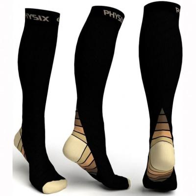 China Sports Compression Stockings 20-30 mmHg Breathable Women Men Fitness Sock For Marathon Football Running Retraining Varicose Vein for sale