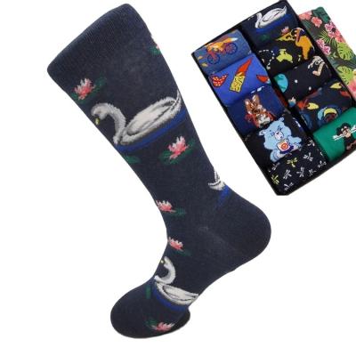 China Soxadilly Fashion Plaid Stripe Dot Casual Women Socks Korean Kawaii Breathable Colorful Pink Print Fruit Art Happy Cotton Funny Socks for sale