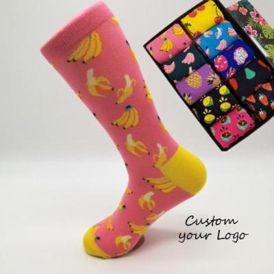 China High Quality Colorful Funny Logo Crew Cotton Breathable Wholesale Custom Socks For Women In Bulk for sale