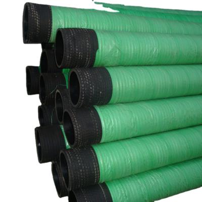 China Synthetic Rubber High Pressure Suction And Discharge Water Pump Hose With Industrial Rubber Hose Connector for sale