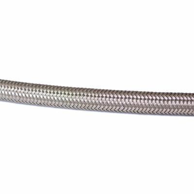 China Chemical Stainless Steel 304 316 Braided Flexible Metal Hose With NPT Nipple / Nut / Flange for sale