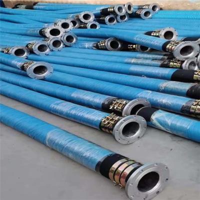 China Large Diameter Suction And Drainage Rubber Mining Rubber Hose Steel Wire Braids Reinforced Mud Hose for sale