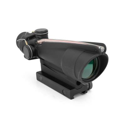 China Good Quality TOOTH Series Optics Scope Prism Sight TA11F Chevron Red 5x35 Reticle Fiber Optics Illuminated With Thumb Screw Mount TA11F for sale