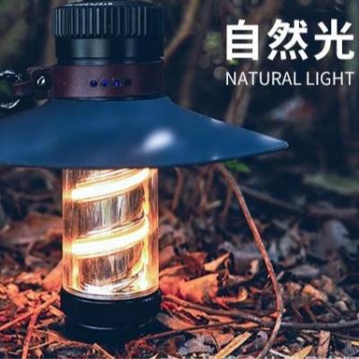 China Black LED Camping Light Outdoor Waterproof FOR Tent Camping Flashlight Lantern for sale